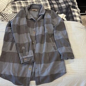 Women's Gray Plaid Jacket